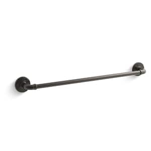 Worth 24 in. Wall Mount Towel Bar in Oil-Rubbed Bronze