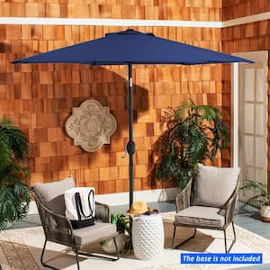 7.5 ft. Outdoor Patio Umbrella with Button Tilt in Blue