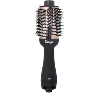 75 mm 1100-Watt Titanium Blow Hair Dryer Brush with Oval Barrel for All Hair Types in Black