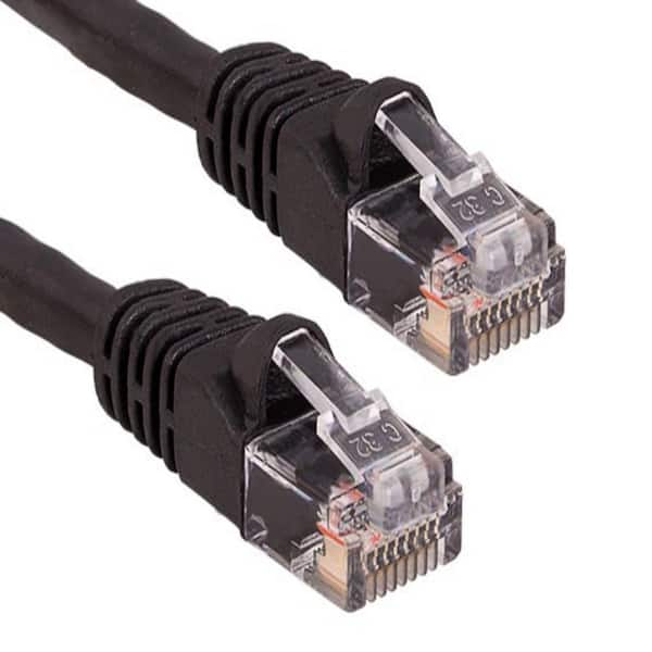 7 ft. Cat6 550 MHz UTP Snagless Ethernet Network Patch Cable, Black