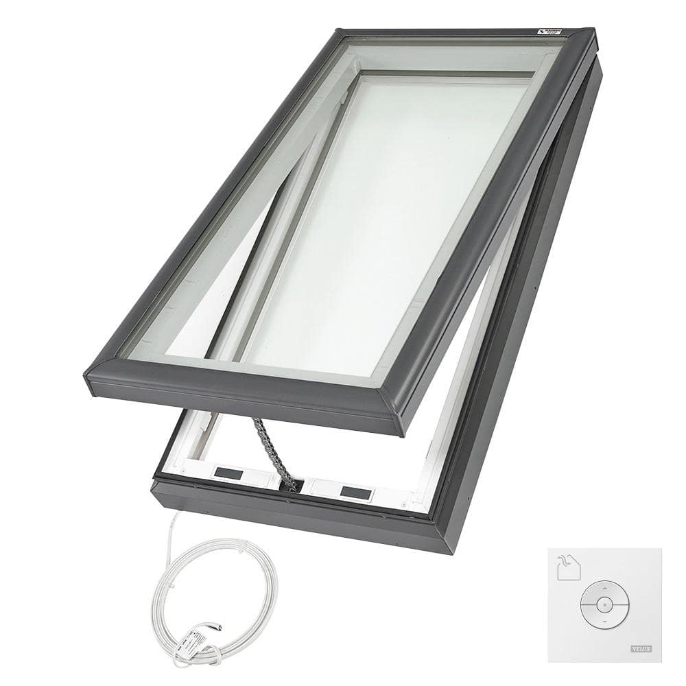 22-1/2 in. x 46-1/2 in. Fresh Air Electric Venting Curb-Mount Skylight with Laminated Low-E3 Glass -  VELUX, VCE 2246 2004