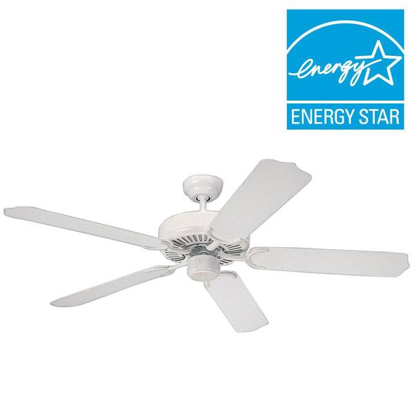 Generation Lighting Weatherford 52 in. White Ceiling Fan with ABS Blades