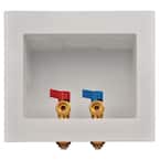 1/2 in. Push-to-Connect x 3/4 in. MHT Brass Washing Machine Outlet Box