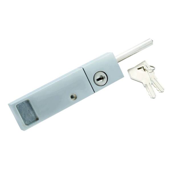 First Watch Security Chrome Keyed Alike, Sliding Door Pin Lock Home Depot