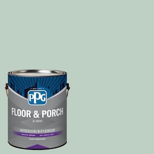 1 gal. PPG1133-3 Limelight Satin Interior/Exterior Floor and Porch Paint