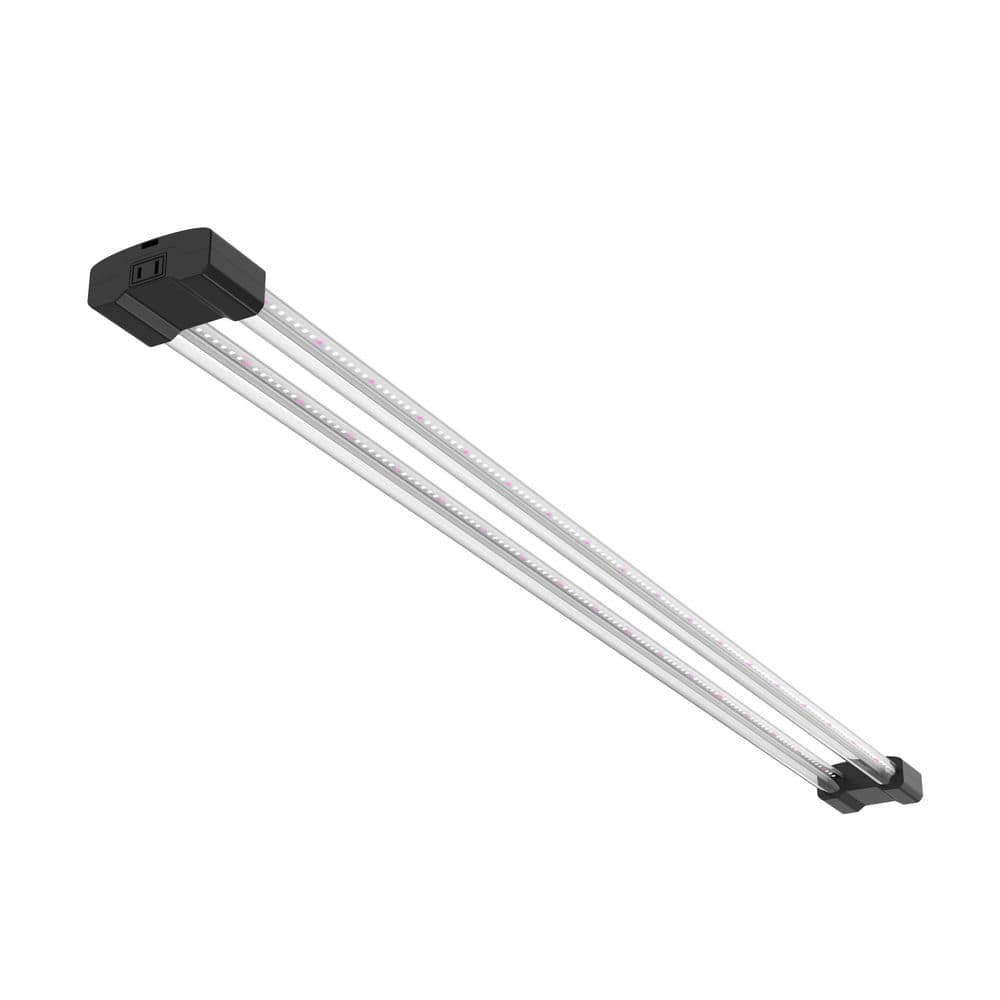 BoostGro 4FT Black LED Grow Light with Full Spectrum and Red Light