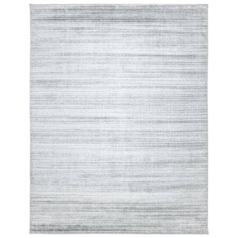 Heather Stripe Hand-Knotted Wool & Viscose 8' x 10' Area Rug