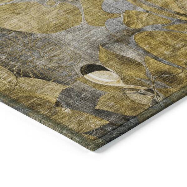 Chantille ACN558 Brown 8 ft. x 10 ft. Machine Washable Indoor/Outdoor Geometric Area Rug