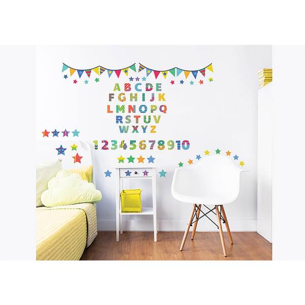 Walltastic Multi-Color ABC Learn with Me Wall Stickers