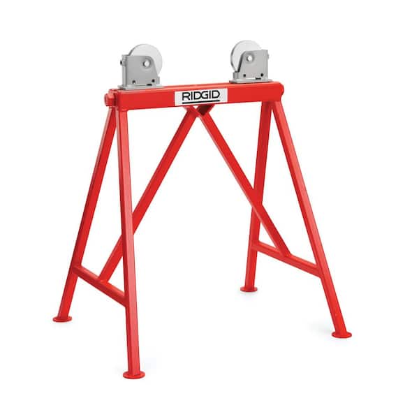 RIDGID RJ-99 32 in.-55 in. Roller Head High Pipe Stand