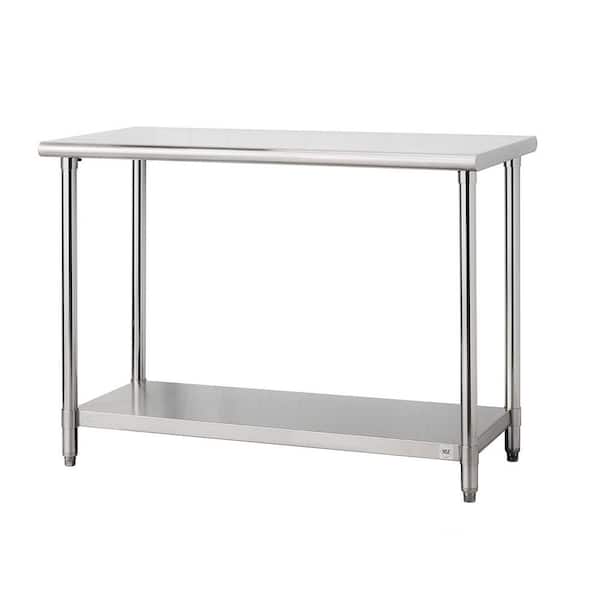 TRINITY Eco Storage 48 in. NSF Stainless Steel Table