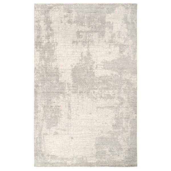 Bennett Handwoven Wool Grey 5 ft. x 8 ft. Indoor Area Rug