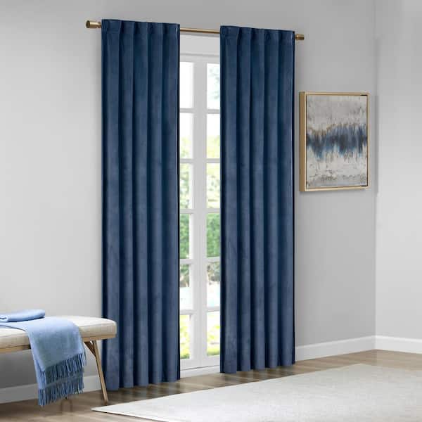 2PC SET PRINTED WINDOW CURTAIN ROD POCKET LINED PANEL SUPER SOFT TEXTURE NEW 