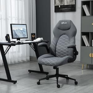 Dark Gray Microfiber Arm Chair