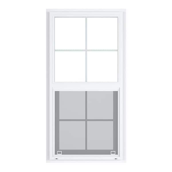 Ply Gem 23.5 in. x 47.5 in. Select Series White Vinyl Single Hung ...