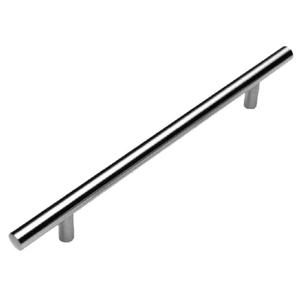 Home Decorators Collection 10 3/4 in. Brushed Nickel Modern Drawer Pull