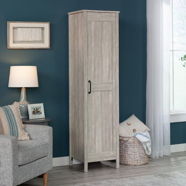 Select Spring Maple Finish 71 in. Storage Cabinet with Adjustable Shelves