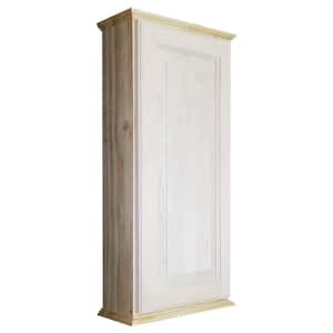 Aventura 15.5 in. W x 31.5 in. H x 3.25 D Unfinished Wood Surface Mount Wall Cabinet