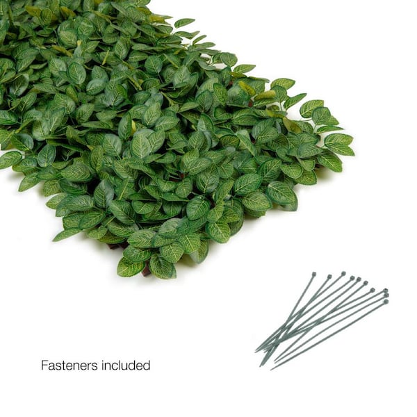Vigoro 36 in. Green Artificial PVC Expandable Trellis 36 in. x 72