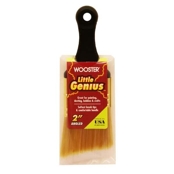 WOOSTER Paint Brush: Angle Sash Brush, 2 in, Synthetic, Synthetic,, Paint  Brushes