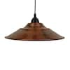 Premier Copper Products 1-light Hammered Copper Ceiling Mount Large 