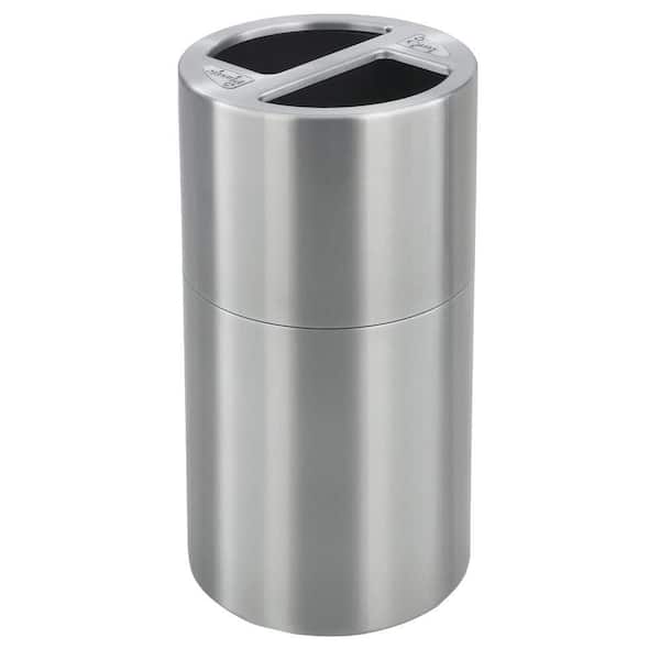 Safco 30 Gal. Dual Recycling Receptacle Commercial Trash Can