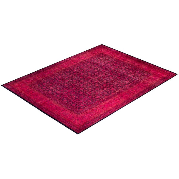 Fine Vibrance, One-of-a-Kind Handmade - Blue, 15 ft. 10 in. x 11 ft. 10 in. Area Rug
