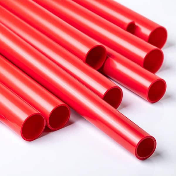 紅牙AIR N72MHB TG PLUMBFLEX 3/4 in. x 2 ft. PEX-B Tube Stick, Polyethylene Red Pex