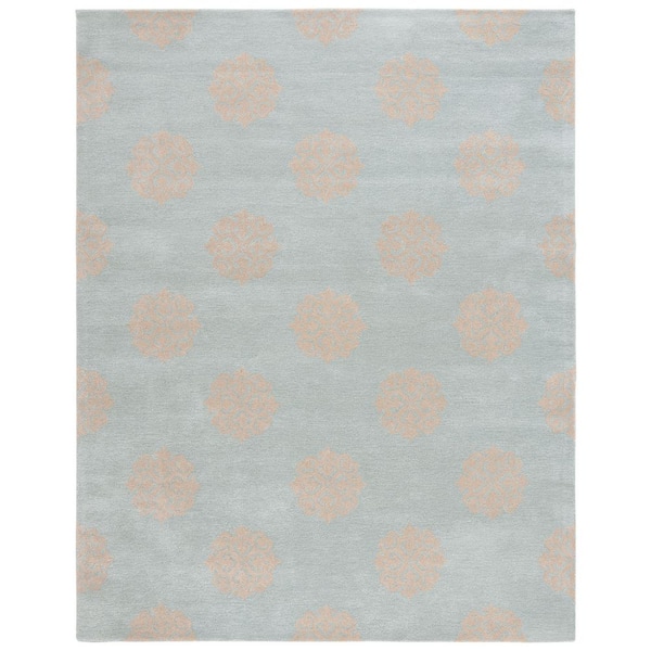 Soho 12 ft. x 18 ft. Turquoise/Yellow Geometric Area Rug