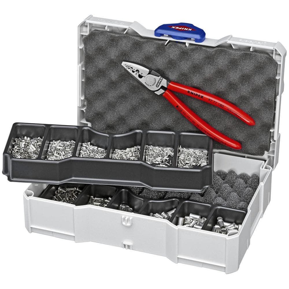 KNIPEX Crimping Kit (Crimping pliers and assortment of crimping end