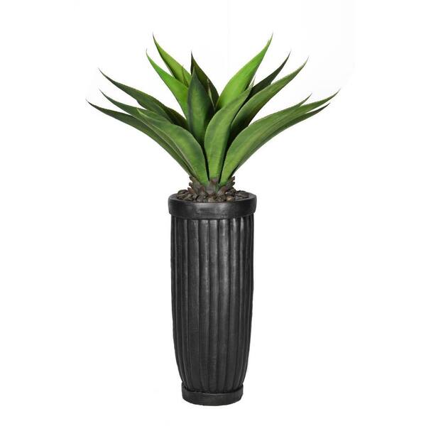 Laura Ashley 53 in. Tall Giant Aloe in Planter
