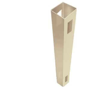 5 in. x 5 in. x 9 ft. Sand Vinyl Line Fence Post