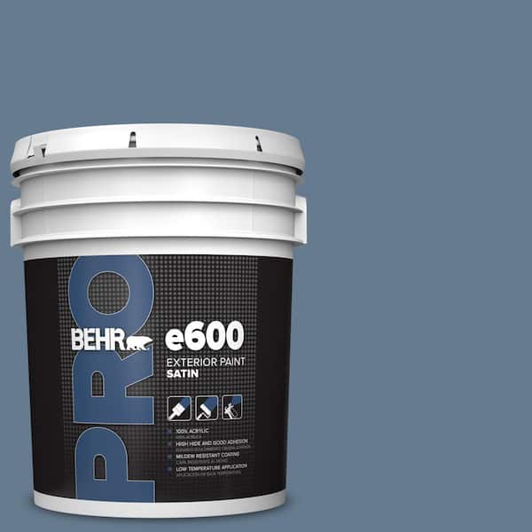 5 gal. #S510-5 Skinny Jeans Satin Exterior Paint