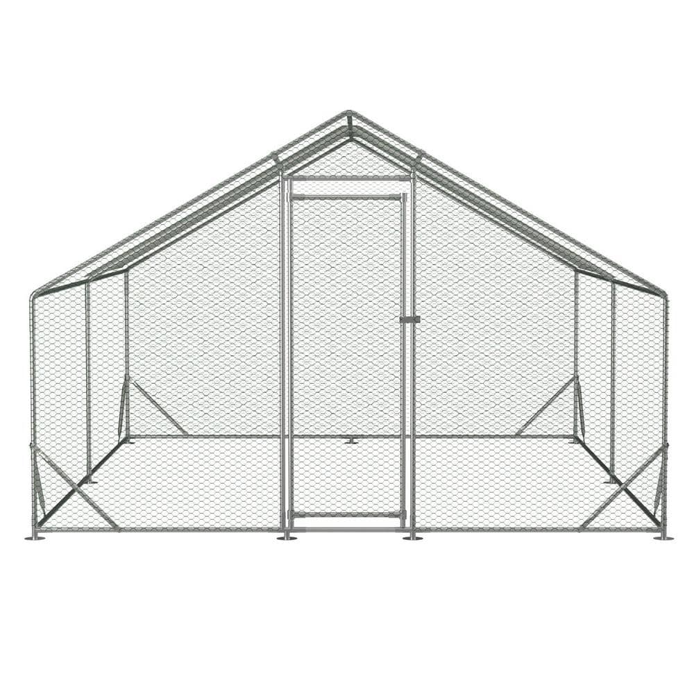 79 in. H x 156 in. W x 120 in. D Large Metal Chicken Coop Poultry Cage with Waterproof and Anti-Ultraviolet Cover price history on PriceWatchPro