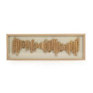 Abstract Rolled Paper Framed Wall Art