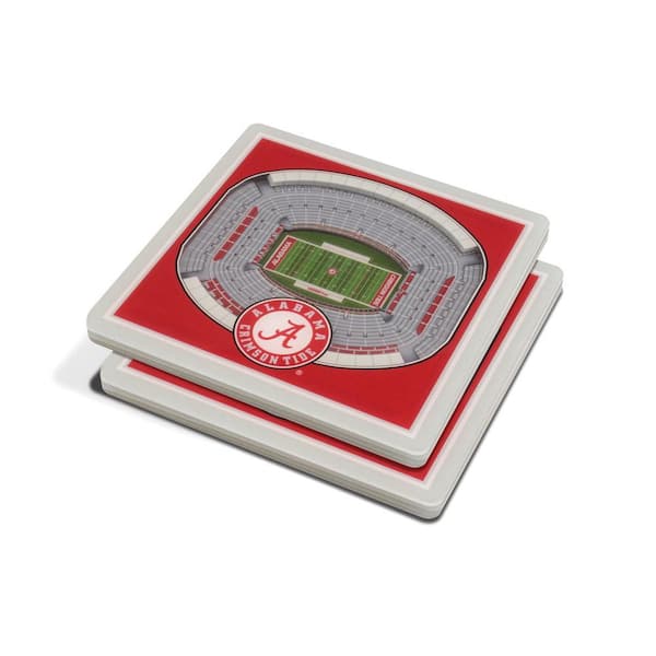 NCAA Alabama Crimson Tide 3D StadiumViews Coasters