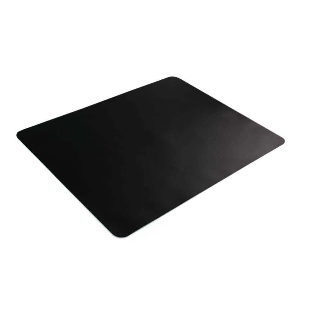20 in. x 36 in. Black Vinyl Rectangular Desk Pad FRDE2036BV1 - The Home ...