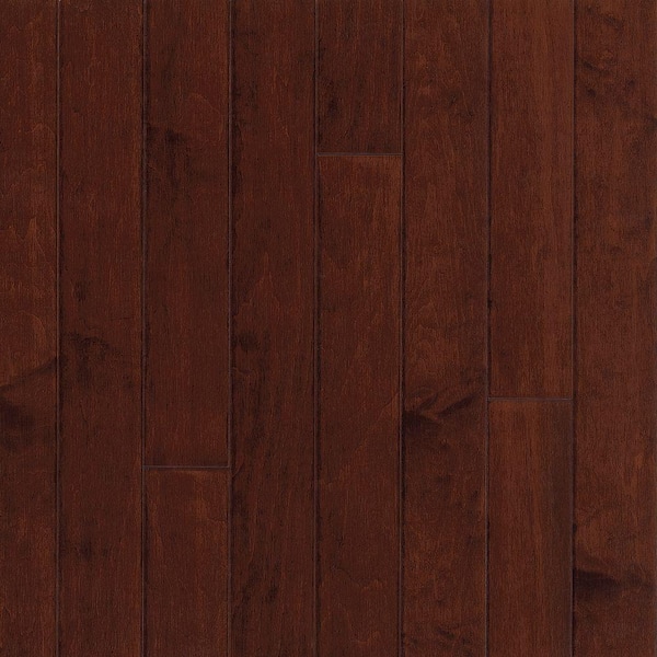 Bruce Town Hall 3/8 in. Thick x 3 in. Wide x Random Length Maple Cherry Engineered Hardwood Flooring (25 sq. ft. / case)