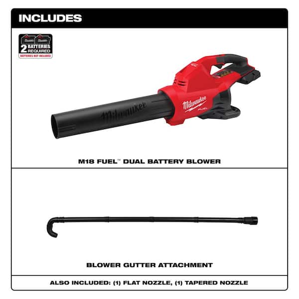 Milwaukee Blower Cordless Leaf Blower 125 MPH/450 CFM