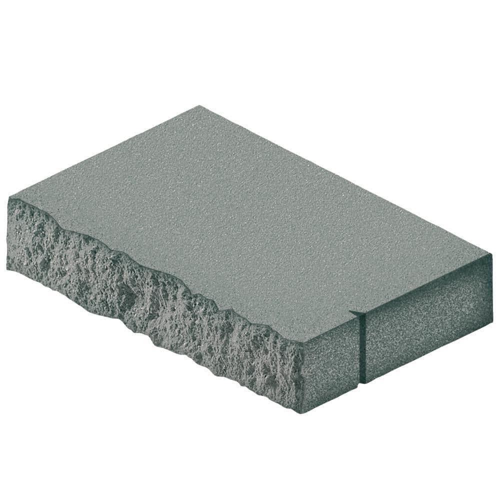 Pavestone 3 in. x 18 in. x 12.5 in. Pewter Blend Rectangular Concrete ...