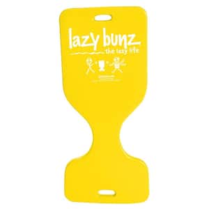 Lazy Bunz Foam Water Saddle Pool Float, Lounger for Swimming Pool, Lake, River, and Beach Essentials, 2 Pack, Yellow