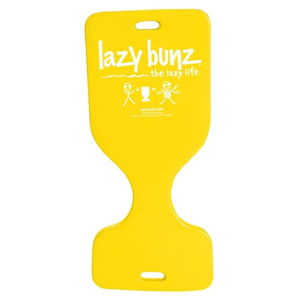 Lazy Bunz Foam Water Saddle Pool Float, Lounger for Swimming Pool, Lake, River, and Beach Essentials, 2 Pack, Yellow