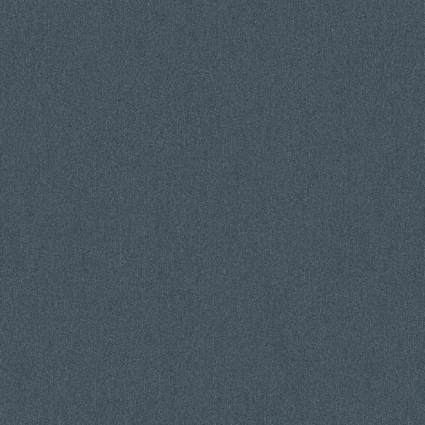 Advantage Blue Melvin Indigo Stria Vinyl Non-Pasted Textured Non Woven Repositionable Wallpaper