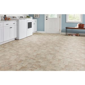 Sandstone Mosaic Trafficmaster Vinyl Sheet Flooring U4290 284c936g144 E4 300 