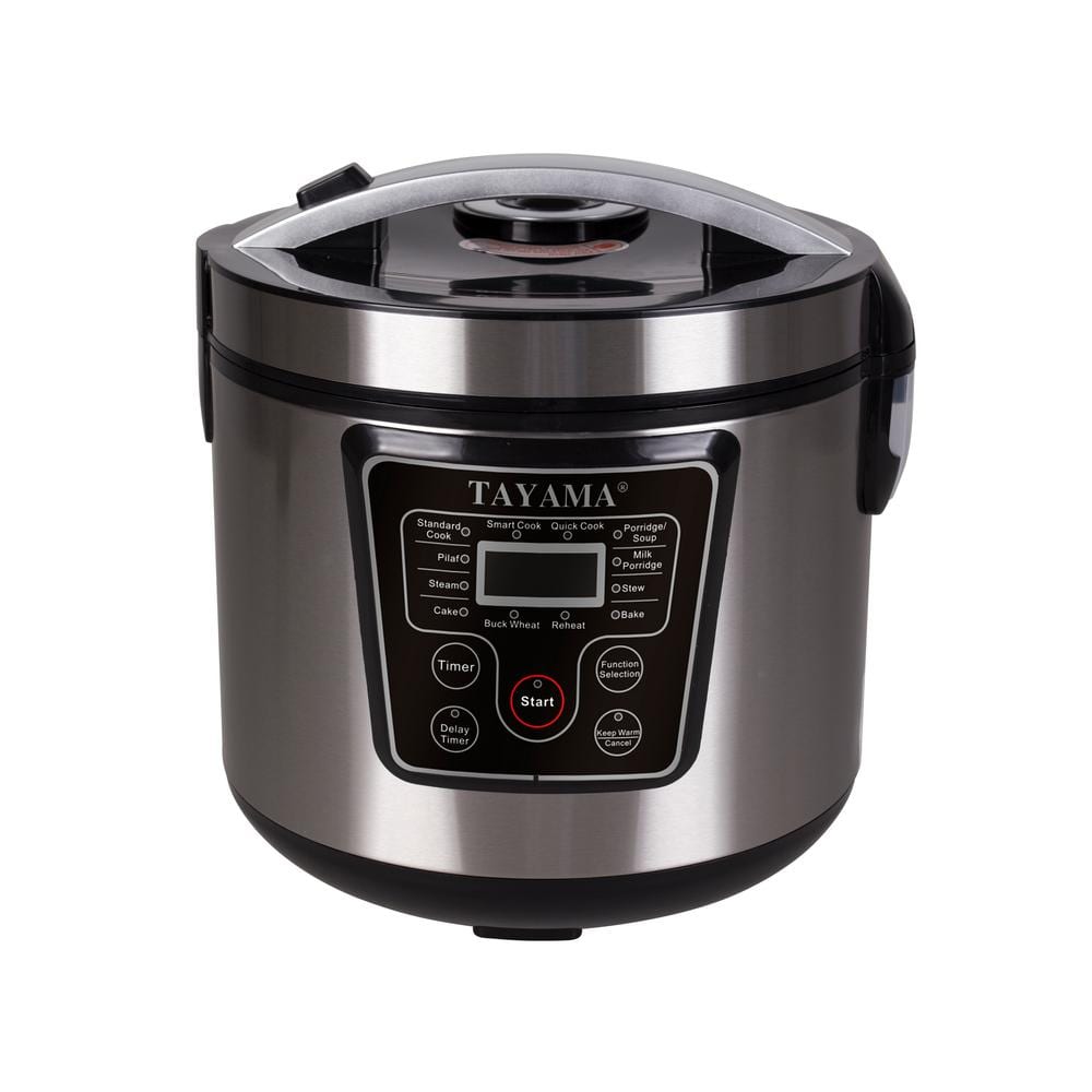 https://images.thdstatic.com/productImages/20227126-4d28-4d3f-b348-e1b1444c6f9c/svn/stainless-steel-tayama-rice-cookers-drc-180sb-64_1000.jpg