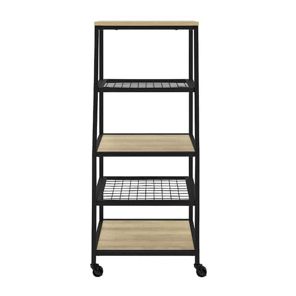 Ameriwood North Point Golden Oak Audio Pier