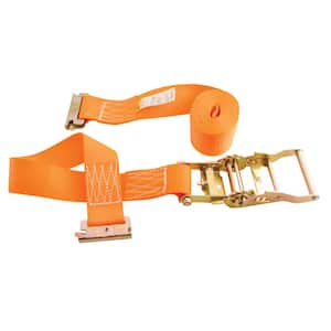 Ratcheting Cargo Strap with E-Clip