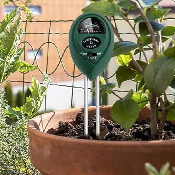 Misopily 3 in. Soil Tester, Plant Moisture Meter Light and PH