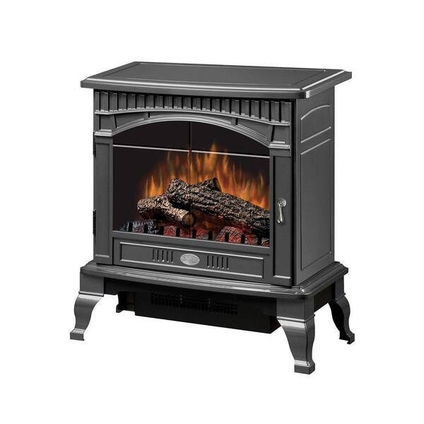 Dimplex Traditional 400 sq. ft. Electric Stove in Pewter
