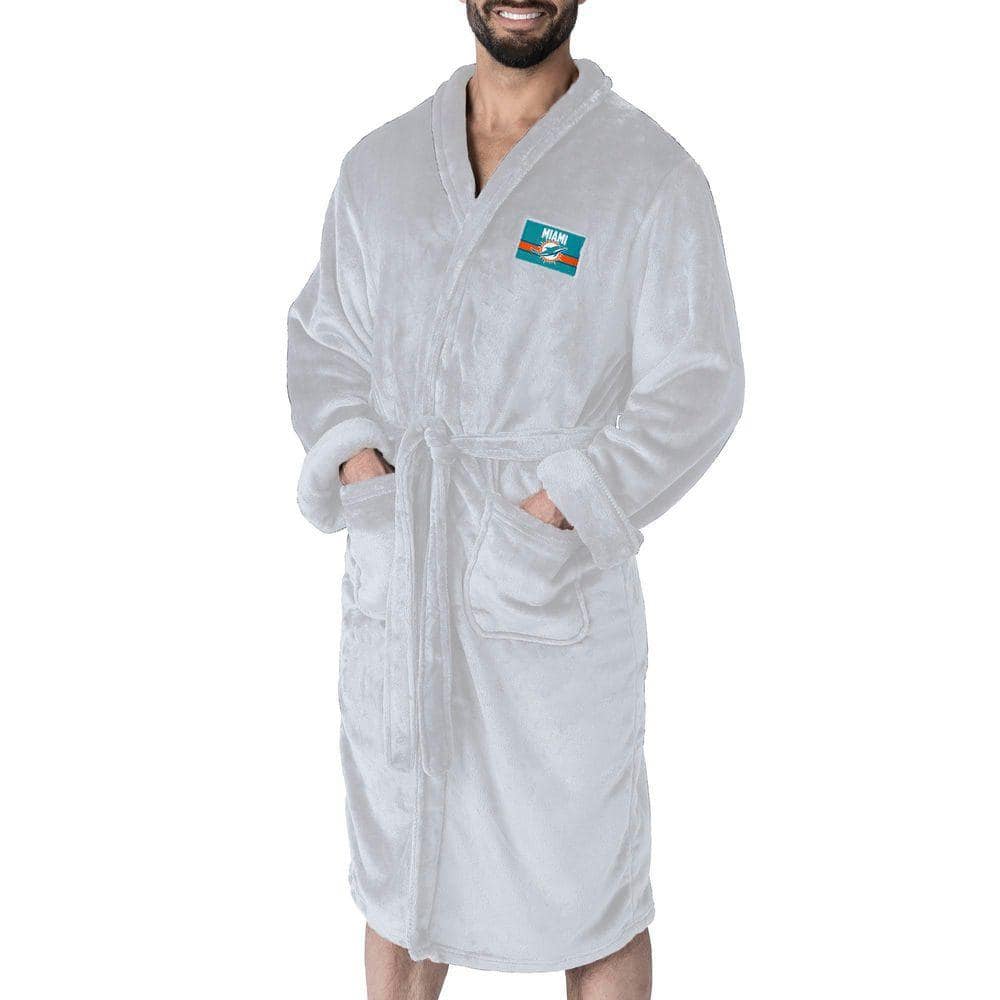 THE NORTHWEST GROUP Miami Dolphins NFL Rollout Silk Touch Robe Large ...